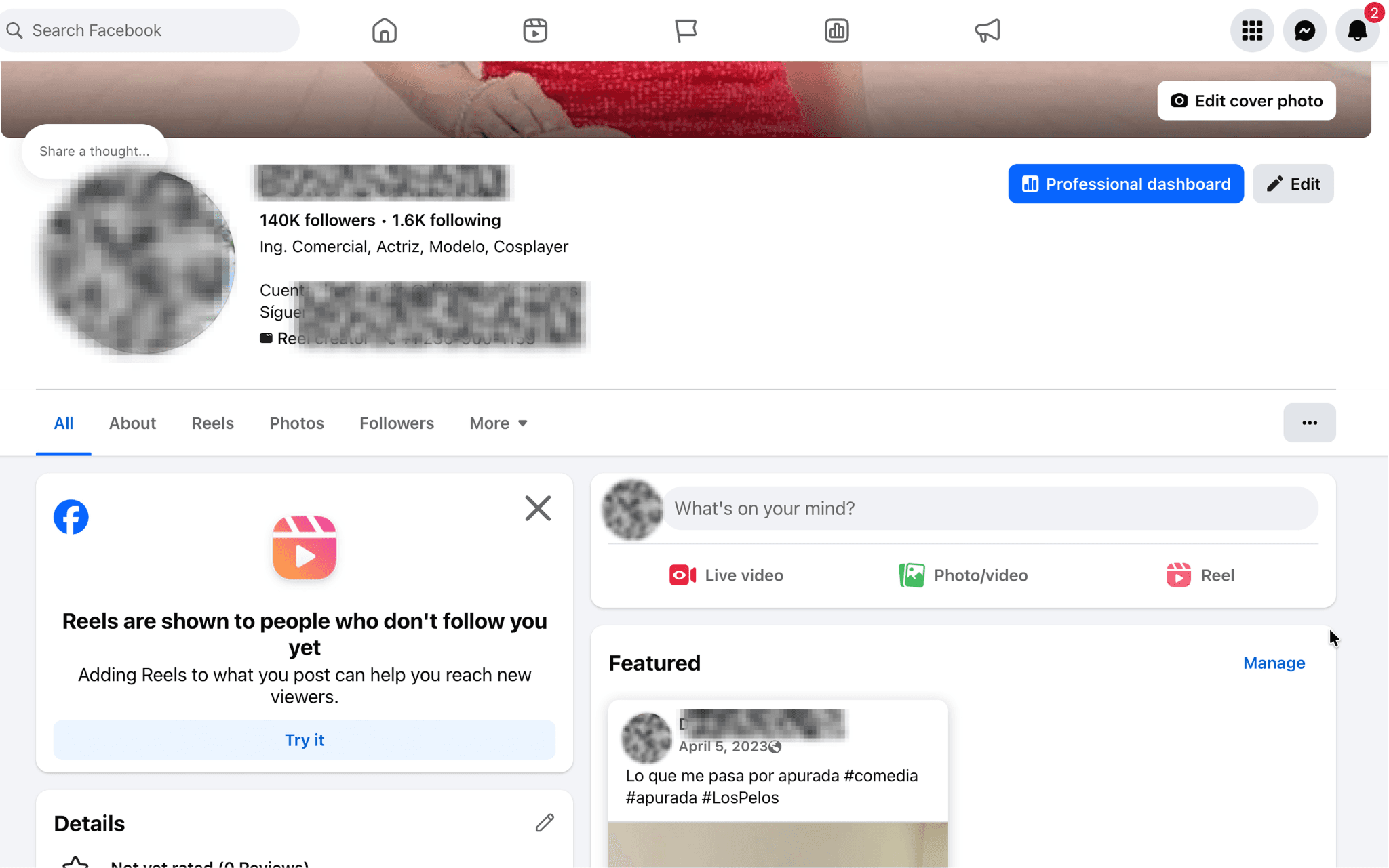 Social media content management